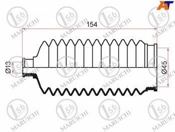649 р. Пыльник рулевой рейки                                                                                MARUICHI 03-086  с доставкой в г. Кемерово. Увеличить фотографию 1