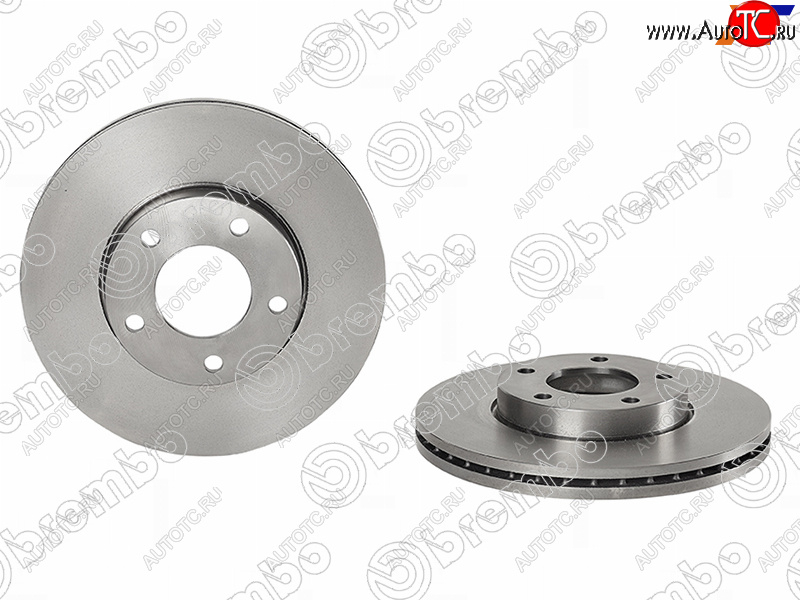 4 849 р. Передний тормозной диск (вентилируемый) BREMBO Mazda 3/Axela BK дорестайлинг седан (2003-2006)  с доставкой в г. Кемерово