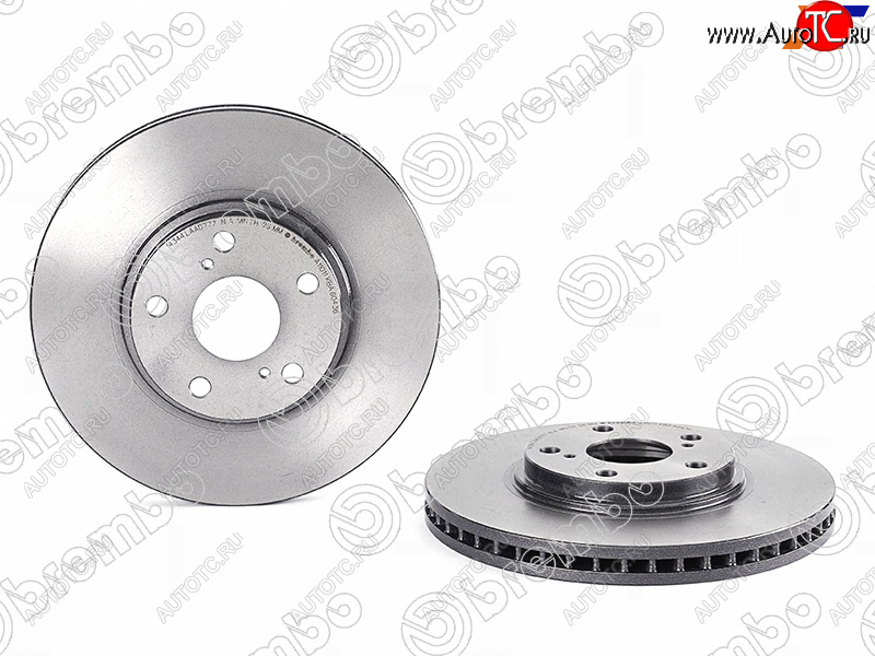 5 899 р. Диск тормозной перед TOYOTA Harrier #1015, RX300 MCU1#, KlugerHiglander #CU2#, Camry #CV30 (EU     BREMBO 09.A110.11  с доставкой в г. Кемерово