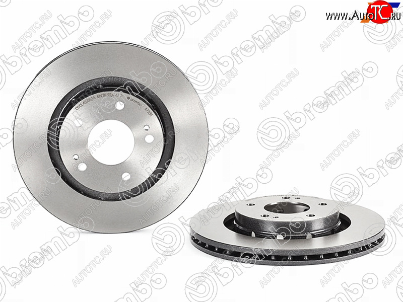 4 799 р. Передний тормозной диск (вентилируемый, d 294) BREMBO Mitsubishi Outlander CU (2003-2009)  с доставкой в г. Кемерово