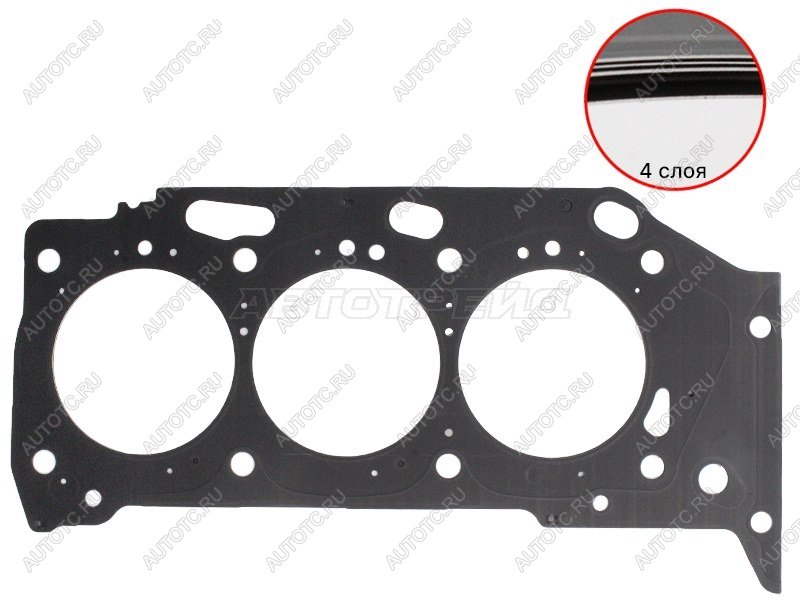 4 199 р. Прокладка ГБЦ 2GRFKS LH TOYOTA Toyota Camry XV70 дорестайлинг (2017-2021)  с доставкой в г. Кемерово