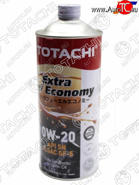 1 479 р. Масло моторное синтетическое TOTACHI Extra Fuel Economy 0W-20 SN, GF-5 1л TOTACHI 11401  с доставкой в г. Кемерово