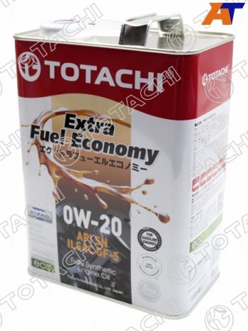 4 699 р. Масло моторное синтетическое TOTACHI Extra Fuel Economy 0W-20 SN, GF-5 4л TOTACHI 11404  с доставкой в г. Кемерово. Увеличить фотографию 2