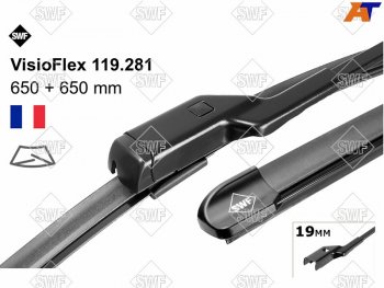 2 799 р. Комплект щеток стеклоочистителя 650мм+650мм OPEL ASTRA J 09-16 PEUGEOT 508 10-18 SWF 119281  с доставкой в г. Кемерово. Увеличить фотографию 1