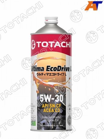 1 299 р. Масло моторное синтетическое TOTACHI Ultima Ecodrive L 5W-30 SNCF, C3 1л TOTACHI 12101  с доставкой в г. Кемерово. Увеличить фотографию 1