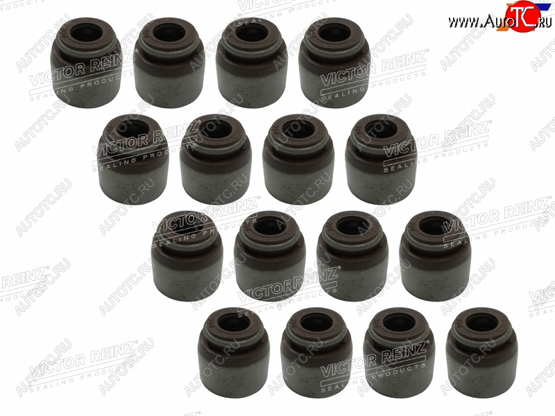 3 399 р. Комплект маслосъемных колпачков NISSAN SR#QR#VQ#RB20DE - впусквыпуск (16 шт) VICTOR REINZ 12-52738-01  с доставкой в г. Кемерово