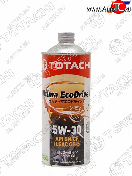1 199 р. Масло моторное синтетическое TOTACHI Ultima Ecodrive F 5W-30 SNCF, A5B5, GF-5 1л                   TOTACHI 12201  с доставкой в г. Кемерово