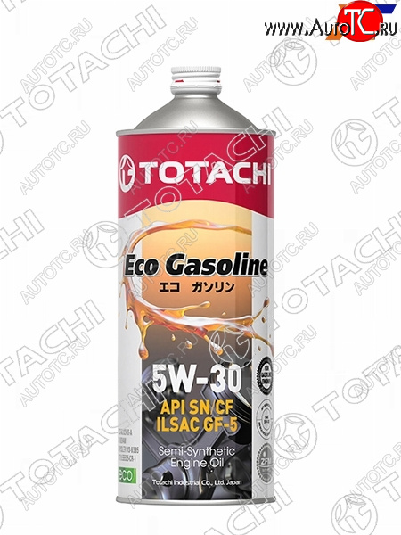 1 159 р. Масло моторное полусинтетическое TOTACHI Eco Gasoline 5W-30 SNCF, C2, GF-5 1л TOTACHI 10801  с доставкой в г. Кемерово