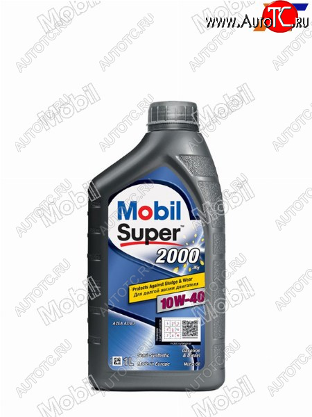 599 р. Масло моторное полусинтетическое MOBIL SUPER 2000 X1 10W-40 GSP SN PLUS, SNCF, A3B3 1L             MOBIL 152569  с доставкой в г. Кемерово