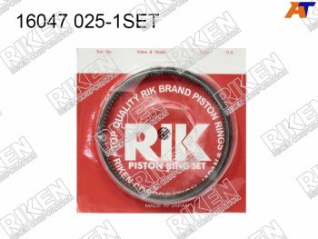 519 р. Кольца поршневые (к-т на 1 поршень) 0,25 HONDA ACCORD CR-V R20A320A2 07- RIKEN 16047 025-1SET  с доставкой в г. Кемерово. Увеличить фотографию 1