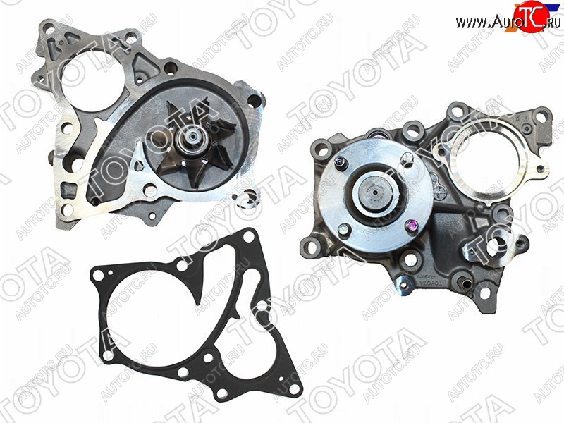10 699 р. Насос охлаждения 1GD LC PRADO GDJ15# 15- (с прокладкой) TOYOTA 16100-19365  с доставкой в г. Кемерово