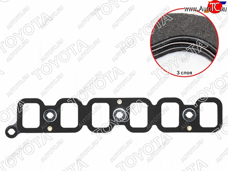 1 489 р. Прокладка впускного коллектора 1HDFTE LAND CRUISER J7#J8#J10# 98- TOYOTA 17171-17030  с доставкой в г. Кемерово