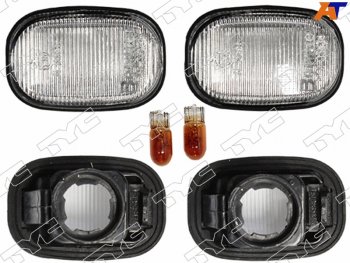 489 р. Поворот в крыло TOYOTA COROLLA 120RAV4 10, 20PROBOX белый комплект  LH+RH                          TYC 18-3543-A4-5Z  с доставкой в г. Кемерово. Увеличить фотографию 1