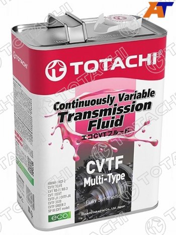 5 499 р. Масло трансмиссионное синтетическое TOTACHI CVT MULTI-TYPE 4л TOTACHI 20504  с доставкой в г. Кемерово. Увеличить фотографию 1