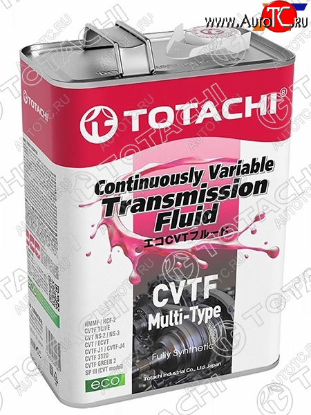 5 499 р. Масло трансмиссионное синтетическое TOTACHI CVT MULTI-TYPE 4л TOTACHI 20504  с доставкой в г. Кемерово