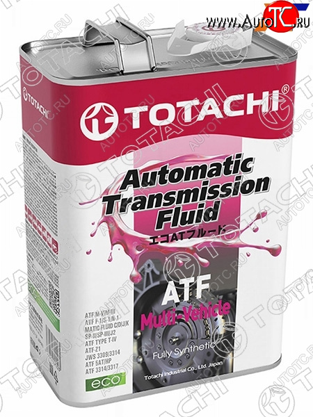 4 399 р. Масло трансмиссионное синтетическое TOTACHI ATF MULTI-VEHICLE 4л TOTACHI 20604  с доставкой в г. Кемерово