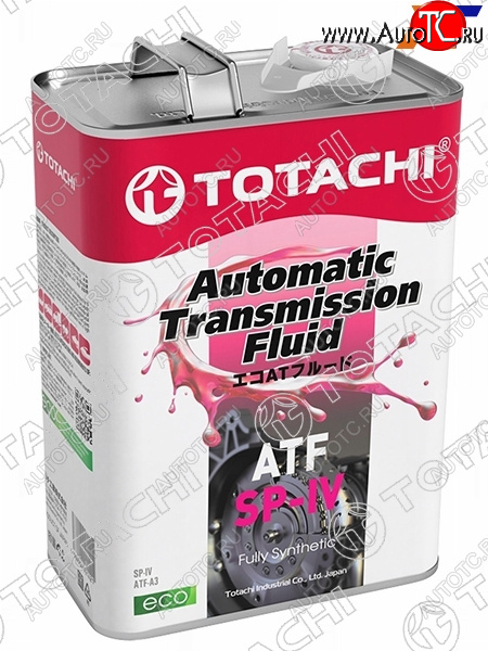 4 599 р. Масло трансмиссионное синтетическое TOTACHI ATF SP-IV 4л TOTACHI 21004  с доставкой в г. Кемерово