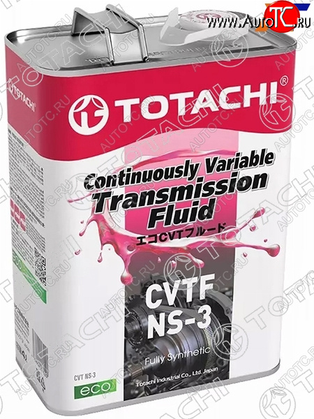 5 749 р. Масло трансмиссионное синтетическое TOTACHI CVTF NS-3 4л TOTACHI 21104  с доставкой в г. Кемерово