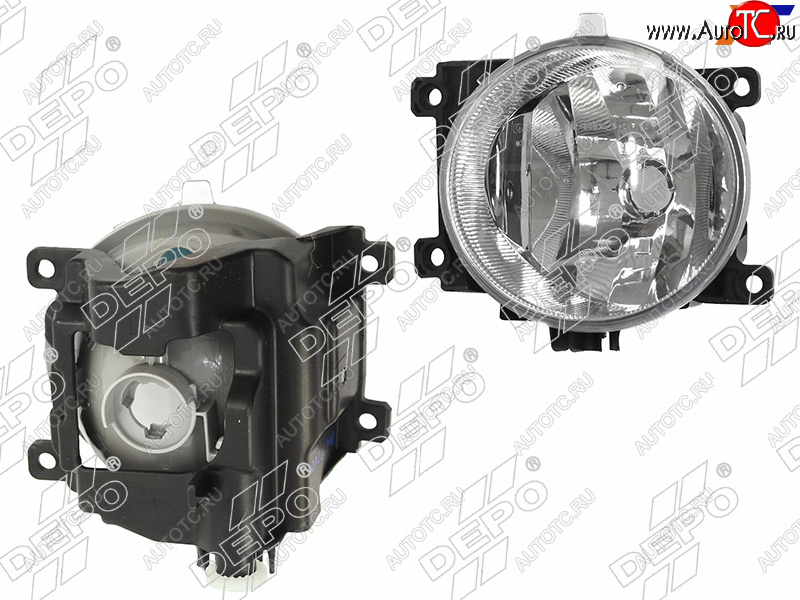 3 399 р. Фара противотуманная (Слева) Toyota Land Cruiser (J200) 07-21  RAV4 (XA40) 12-19  Estima 06-16 DEPO 212-2089L-UQ  с доставкой в г. Кемерово