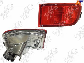 1 439 р. Отражатель Toyota Land Cruiser Prado (J120) 02-09  4Runner 02-09  Hilux Surf 02-09 (Сзади Справа) DEPO 212-2924R-E  с доставкой в г. Кемерово. Увеличить фотографию 1