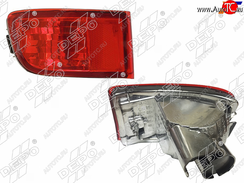 1 439 р. Отражатель Toyota Land Cruiser Prado (J120) 02-09  4Runner 02-09  Hilux Surf 02-09 (Сзади Слева) DEPO 212-2924L-E  с доставкой в г. Кемерово
