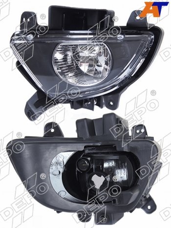 4 389 р. Фара противотуманная (Слева) Hyundai i30 10-12 DEPO 221-2032L-UE  с доставкой в г. Кемерово. Увеличить фотографию 1