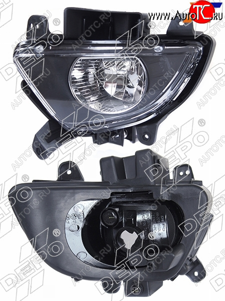 4 389 р. Фара противотуманная (Слева) Hyundai i30 10-12 DEPO 221-2032L-UE  с доставкой в г. Кемерово