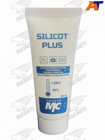1 799 р. Высокотемпературная силиконовая смазка-герметик Silicot Plus 100мл                                   VMPAUTO 2304  с доставкой в г. Кемерово. Увеличить фотографию 1