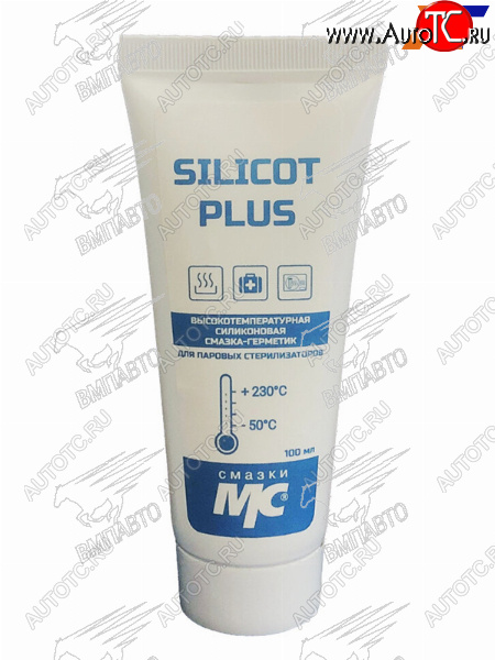 1 799 р. Высокотемпературная силиконовая смазка-герметик Silicot Plus 100мл                                   VMPAUTO 2304  с доставкой в г. Кемерово