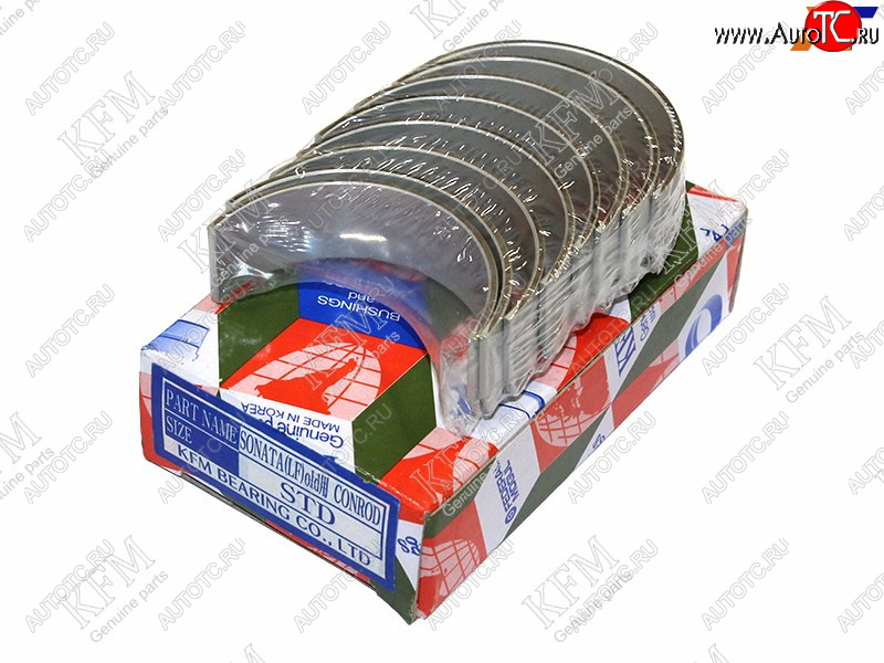 3 799 р. Вкладыши шатунные к-т STD HYUNDAI ELANTRAAVANTEI40 1,82,0 11- KFM 23060-2E000  с доставкой в г. Кемерово