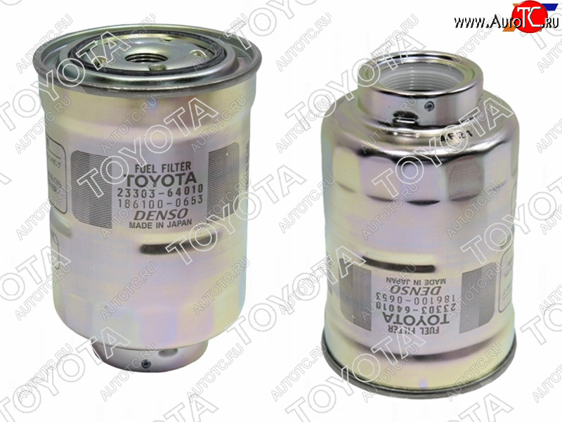 4 189 р. Фильтр топливный TOYOTA 1KZ1HZ1HD1KD2KD1CD2L3L2C5LE1AD1ND TOYOTA 23303-64010  с доставкой в г. Кемерово