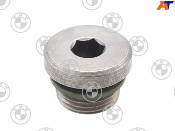146 р. Пробка поддона АКПП BMW 3-SERIES F30 12-/5-SERIES F10/F11 10-16/X3 F25 10-17/X5 F15 14-/X6 E71 08-14 BMW 24117552349 BMW 24117552349  с доставкой в г. Кемерово. Увеличить фотографию 1