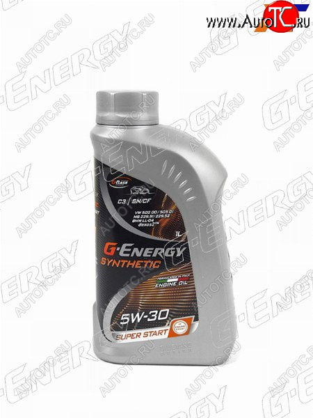779 р. Масло моторное синтетическое G-Energy Synthetic Super Start 5W-30 SNCF, C3 1л G-ENERGY 253142399  с доставкой в г. Кемерово