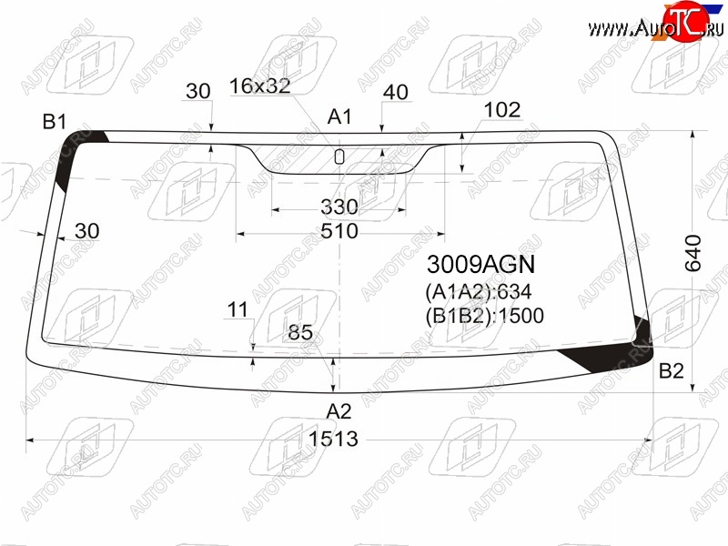 3 899 р. Стекло лобовое SSANGYONG KORANDO 96-06TAGER (ТАГАЗ) 08-12                                           FUYAO 3009AGN  с доставкой в г. Кемерово