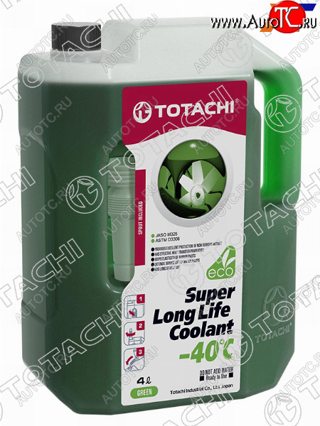 1 199 р. Антифриз (SUPER LLC 4 л. -40 C Зелёный) TOTACHI 41604  с доставкой в г. Кемерово
