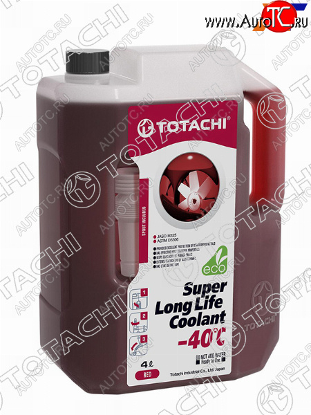 1 139 р. Антифриз (SUPER LLC 4 л. -40 C красный) TOTACHI 41804  с доставкой в г. Кемерово