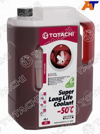 1 269 р. Антифриз (SUPER LLC 4 л. -50 C красный) TOTACHI 41904  с доставкой в г. Кемерово. Увеличить фотографию 1