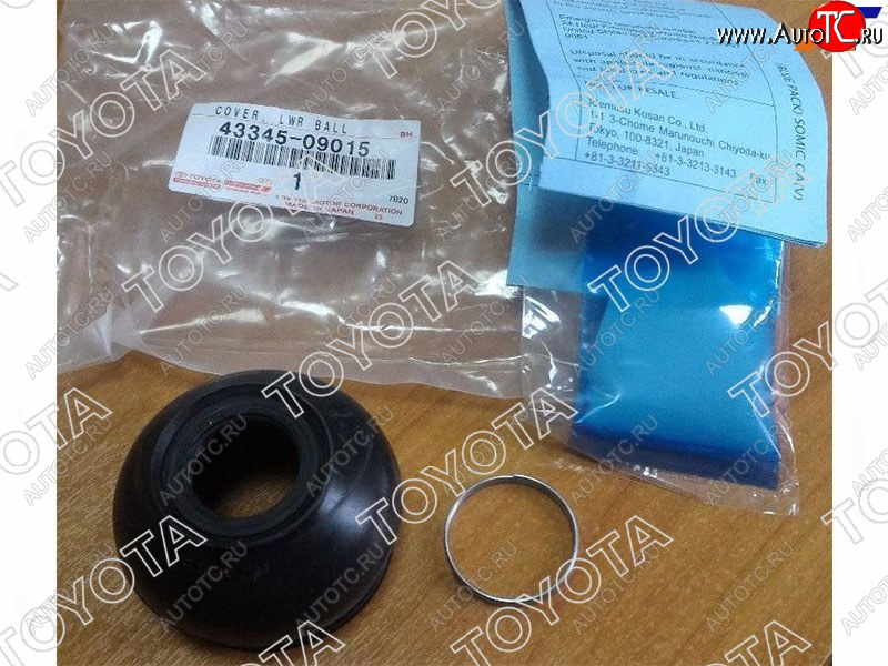 999 р. Пыльник нижней шаровой опоры TOYOTA LAND CRUISER 200LX570 15- TOYOTA 43345-09015  с доставкой в г. Кемерово