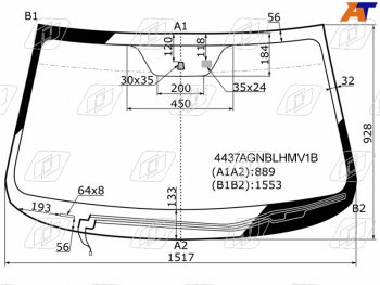 7 899 р. Стекло лобовое (Обогрев щеток Датчик дождя) Kia Sorento 09-13 FUYAO 4437AGNBLHMV1B  с доставкой в г. Кемерово. Увеличить фотографию 1