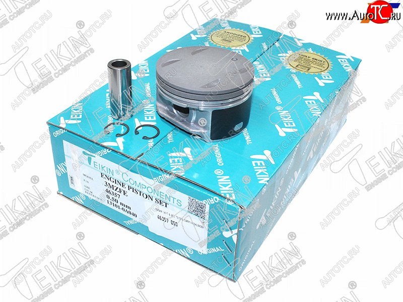 12 749 р. Комплект поршней с пальцами TEIKIN (3MZ-FE) Toyota Highlander XU20 рестайлинг (2003-2007)  с доставкой в г. Кемерово