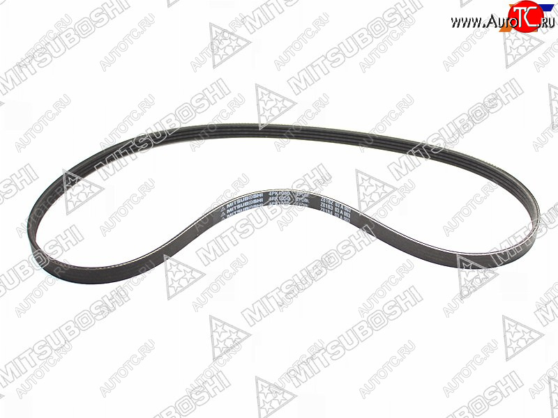 679 р. Ремень поликлиновой TOYOTA 5VZ-FE VZJ9#12#, VZN18#21# (ALT) MITSUBOSHI 4PK1050  с доставкой в г. Кемерово