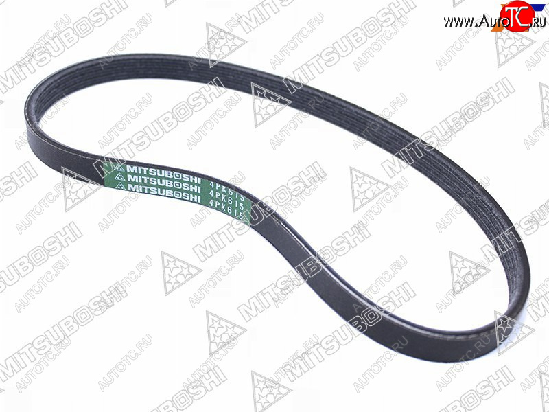 280 р. Ремень поликлиновой HYUNDAI GETZ 1.3 02-06 (PS) ACCENT 00- (PS) LANTRA II 96- (PS) MITSUBOSHI 4PK615  с доставкой в г. Кемерово