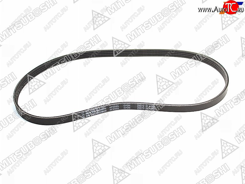 419 р. Ремень поликлиновой HONDA CR-V B20B (PS)SUBARU EJ20EJ25 FORESTER SF#SG# (AC)HYUNDAI GETZ 1.3 02- MITSUBOSHI 4PK895  с доставкой в г. Кемерово