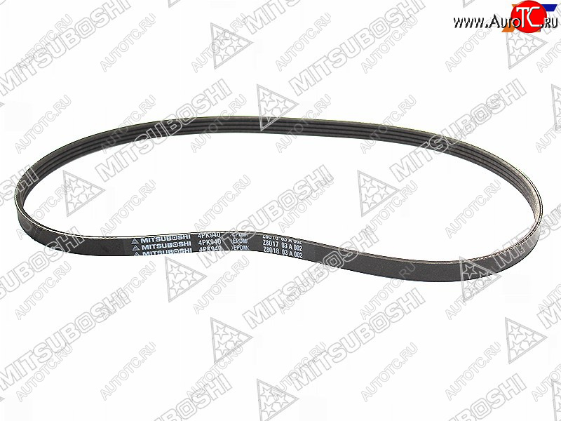 449 р. Ремень поликлиновой TOYOTA 5E-FE EL5#EXZ1# (PS)MITSUBISHI 4G6#SUZUKI G16AM15AM18A MITSUBOSHI 4PK940  с доставкой в г. Кемерово