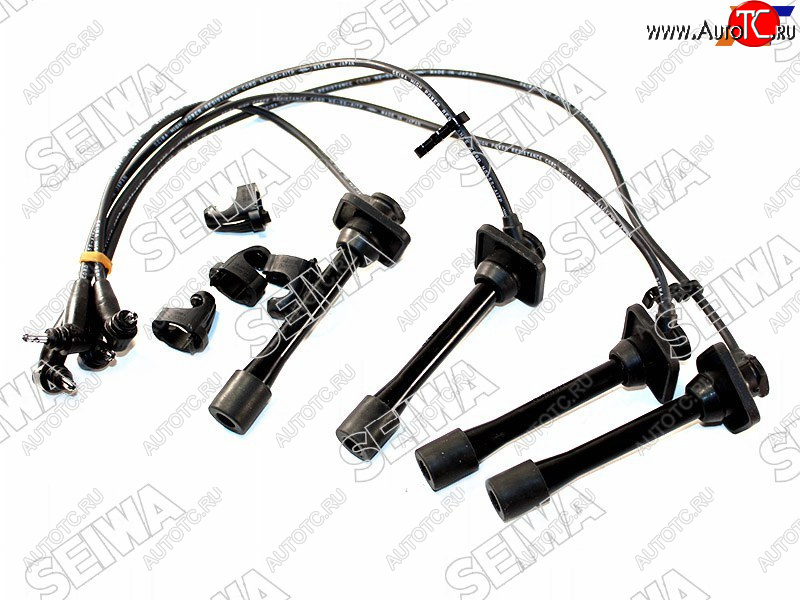 2 499 р. Провода высоковольтные TOYOTA CALDINA 92-98 4E5E-FE (квадратн. резин.) SEIWA 50004  с доставкой в г. Кемерово