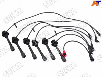 4 689 р. Провода высоковольтные TOYOTA  MARK2CHASER GX10# 96-01 1G-FE (кругл. резин.) SEIWA 50078  с доставкой в г. Кемерово. Увеличить фотографию 1
