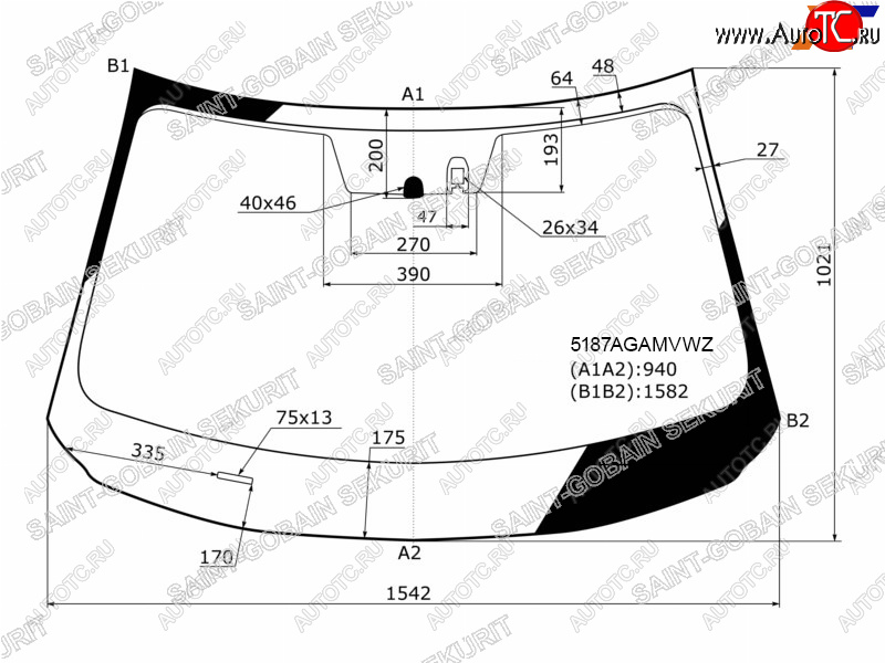 28 749 р. Стекло лобовое (Датчик дождя Молдинг) SAINT-GOBAIN SEKURIT Mazda CX-5 KF (2016-2025)  с доставкой в г. Кемерово