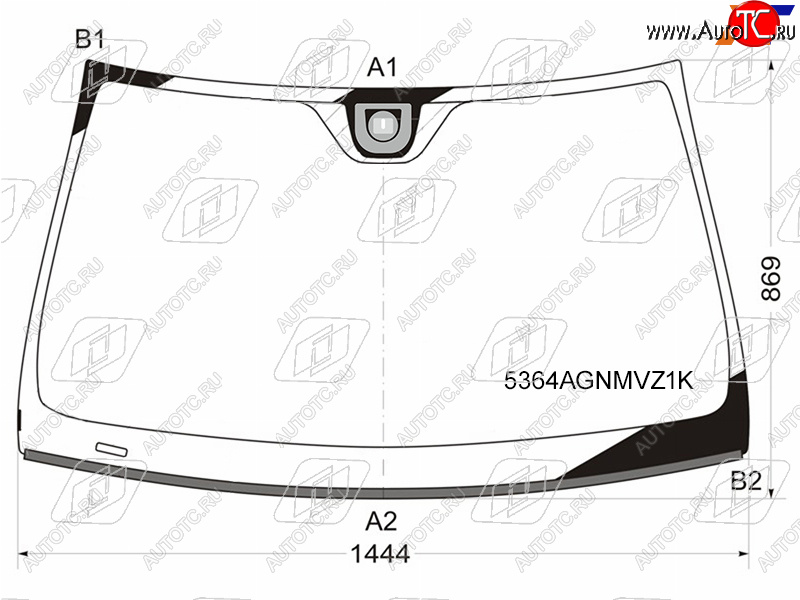 7 549 р. Стекло лобовое (Датчик дождя Молдинг) FUYAO Mercedes-Benz C-Class W204 дорестайлинг седан (2007-2011)  с доставкой в г. Кемерово