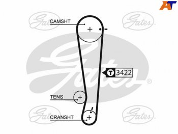 1 279 р. Ремень ГРМ HYUNDAI GETZ (1,1L) 02-09GETZ 1,1L 09-PICANTO 08- GATES 5511XS  с доставкой в г. Кемерово. Увеличить фотографию 1