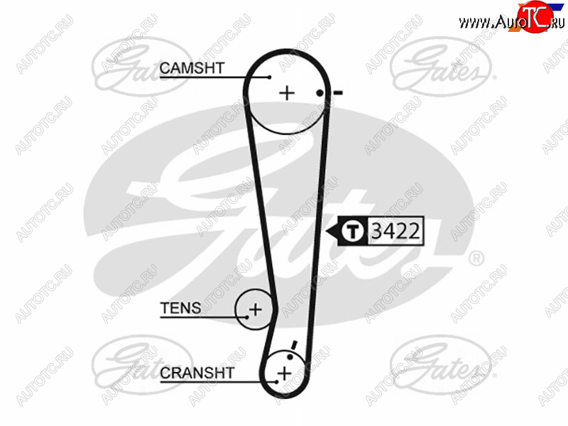 1 279 р. Ремень ГРМ HYUNDAI GETZ (1,1L) 02-09GETZ 1,1L 09-PICANTO 08- GATES 5511XS  с доставкой в г. Кемерово